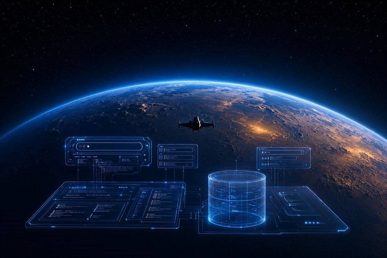 Mars Voyager Website concept art